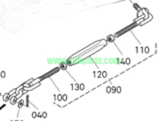 3C909-91100 Kubota Tractor Parts CHAIN LINK Agricuatural Machinery Parts
